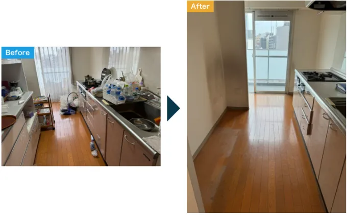 「遺品整理のエンドロールの遺品整理事例」1R・単身向けの整理で想定と違ったケース