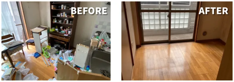 2DKの空き家整理例